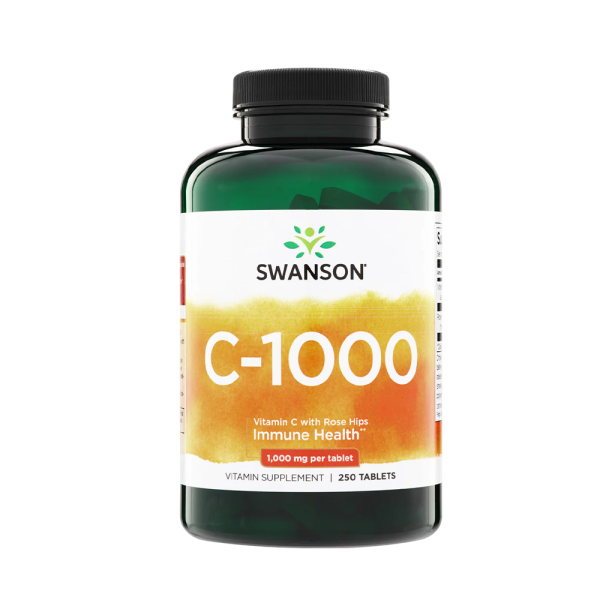Swanson Vitamin C Rose Hips 1.000mg 250 Tabs
