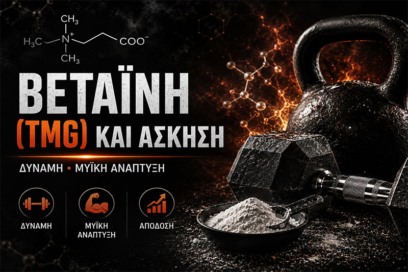 Βεταΐνη (TMG) και Άσκηση: Δύναμη και Μυϊκή Ανάπτυξη