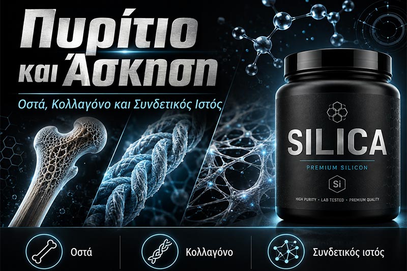 Πυρίτιο και Άσκηση: Οστά, Κολλαγόνο και Συνδετικός Ιστός