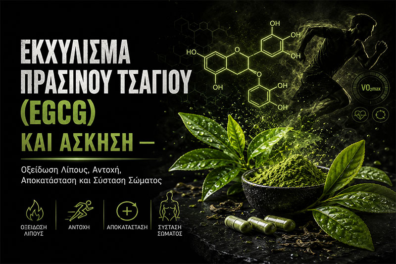 Πράσινο Τσάι, EGCG και Άσκηση: Καύση Λίπους, Αντοχή και Αποκατάσταση