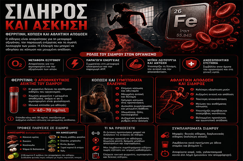 Iron and Exercise: Ferritin, Fatigue and Performance