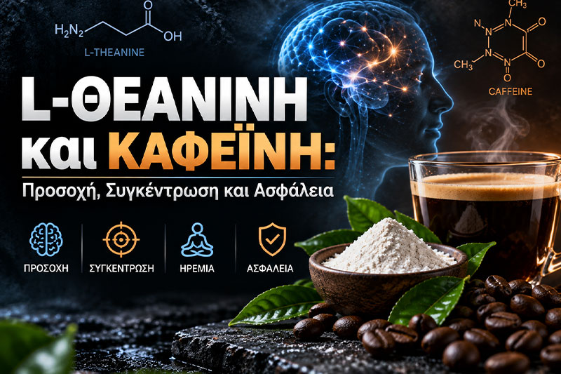 L-Θεανίνη και Καφεΐνη: Προσοχή, Συγκέντρωση και Ασφάλεια