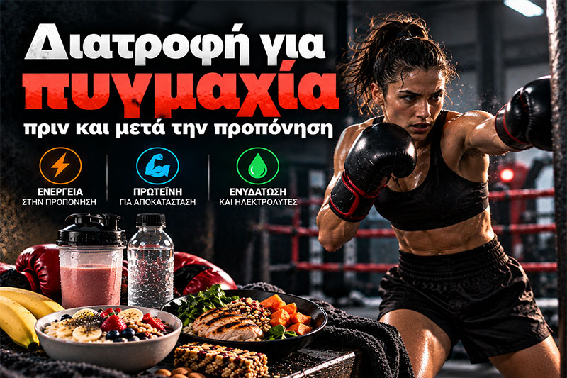 Διατροφή για πυγμαχία: πριν και μετά την προπόνηση