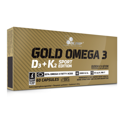 ,    Olimp Gold Omega 3 D3 + K2 Sport Edition 60 Caps