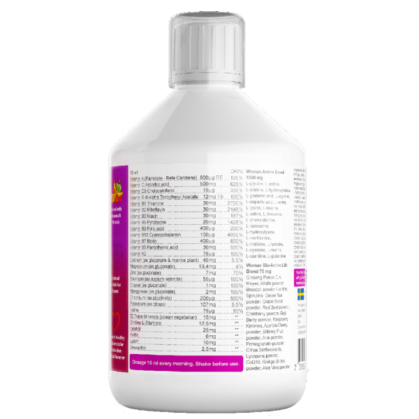 Swedish Nutra Ultra Woman Multivitamin 500ml