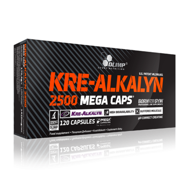High Bioavailability Olimp Kre-Alkalyn 2500 120 Mega Caps