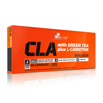 Λιποδιαλύτες Olimp CLA Green Tea + L-Carnitine 60 Caps