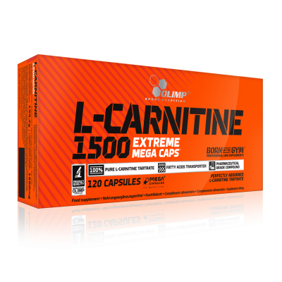 Λιποδιαλύτες Olimp L-Carnitine 1500 Extreme Mega Caps 120 Caps
