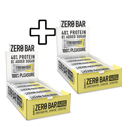 Energy Bars 2x BioTech USA Zero Bar 20 x 50g