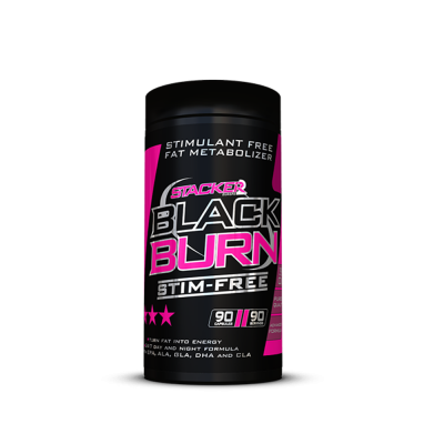 Stacker2 Black Burn Stim-Free 90 Caps