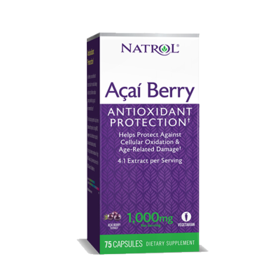  Natrol Acai Berry 1000 mg 75 Vcaps
