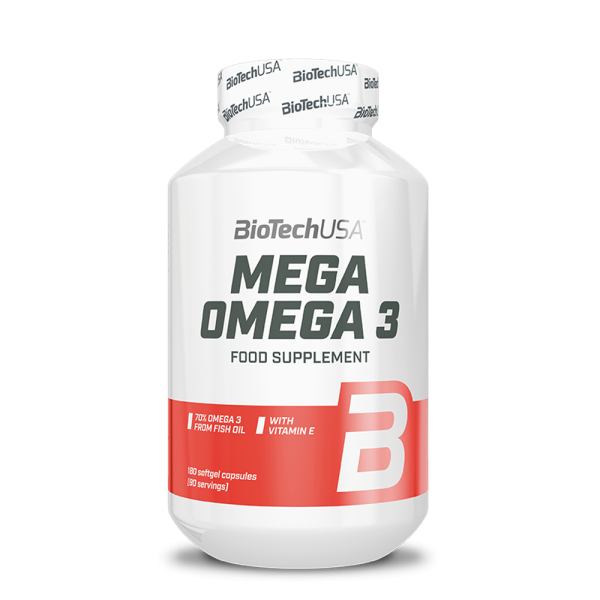 BioTech USA Mega Omega 3 180 Caps