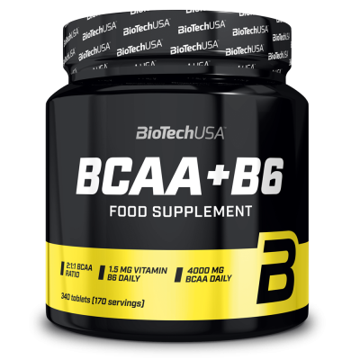 CAA & Amino Acids BioTech USA BCAA + B6 340 Tabs