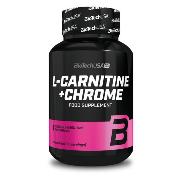 BioTech USA L-Carnitine + Chrome 60 Caps