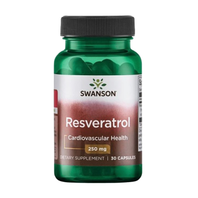  &  Swanson Resveratrol 250mg 30 Caps