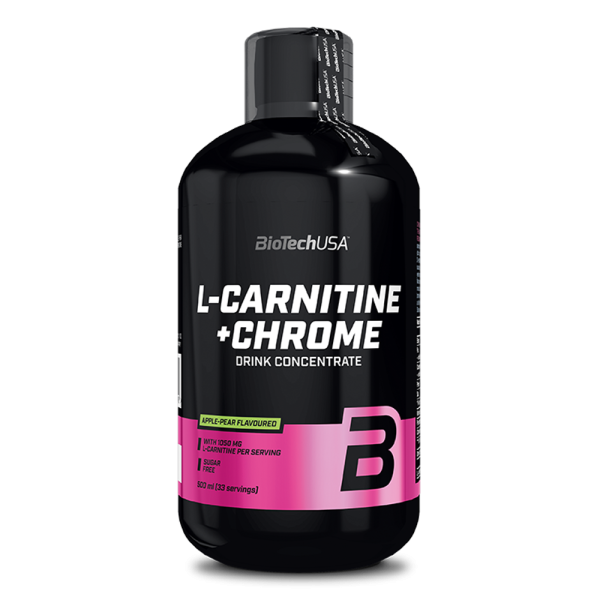 BioTech USA L-Carnitine + Chrome 500ml