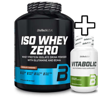 Whey Isolate BioTech USA Iso Whey Zero 2270g + () Vitabolic 30 Tabs