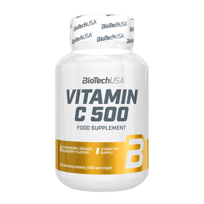 Vegan BioTech USA Vitamin C 500 120 Chewing Tabs
