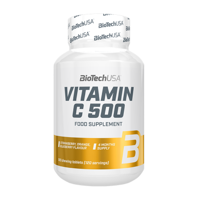 BioTech USA Vitamin C 500 120 Chewing Tabs