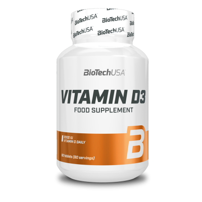 Vitamins & Minerals BioTech USA Vitamin D3 60 Tabs