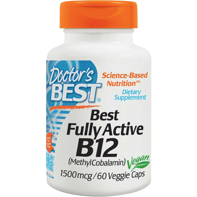    Doctor's Best Fully Active B12 1500mcg 60 Vcaps