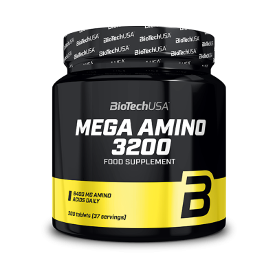 Basic Amino Acids BioTech USA Mega Amino 3200 300 Tabs