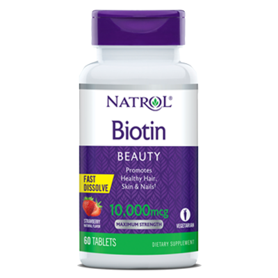 Natrol Biotin Fast Dissolve 10000mcg 60 Tabs