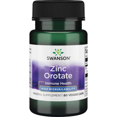 Vitamins & Minerals Swanson Zinc Orotate 60 Vcaps