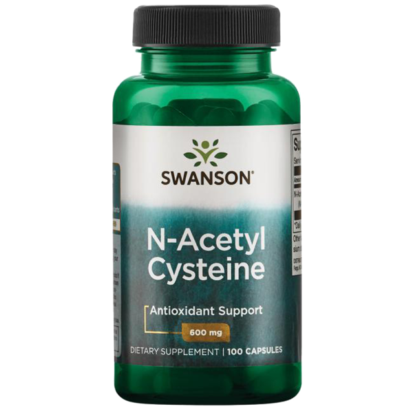 Swanson NAC N-Acetyl Cysteine 600mg 100 Caps
