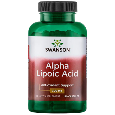 Swanson Alpha Lipoic Acid 300mg 120 Caps