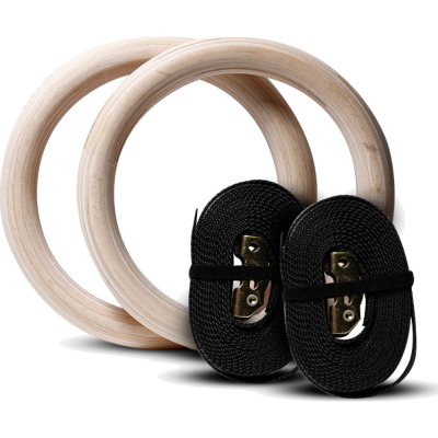 Katerelos Fitness Gymnastics Wooden Straps With Straps 28mm