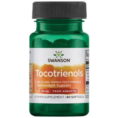 Antioxidants & Herbs Swanson Tocotrienols 50mg 60 Softgels