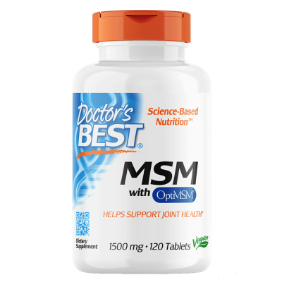    Doctor's Best MSM With OptiMSM 1500mg 120 Tabs