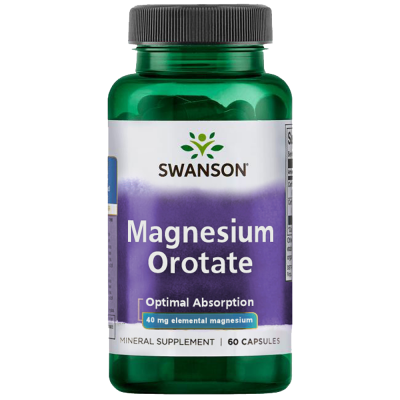 Μεταλλικά στοιχεία Swanson Magnesium Orotate 60 Caps