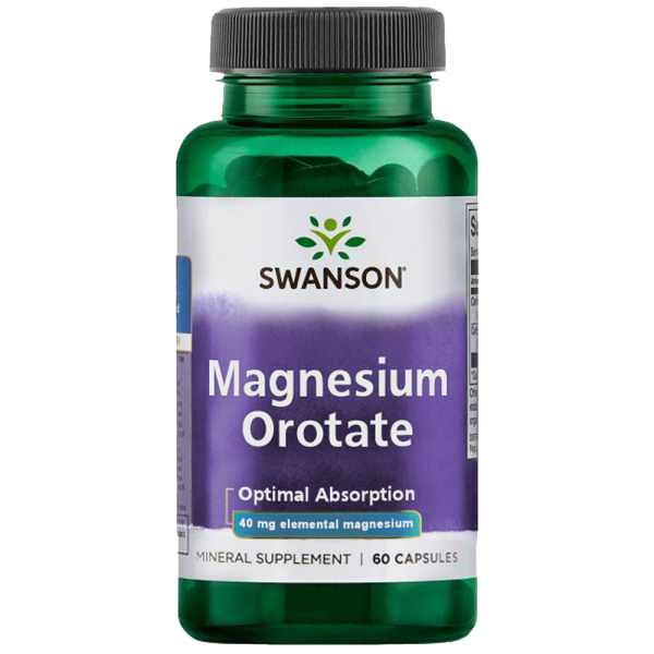 Swanson Magnesium Orotate 60 Caps