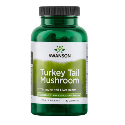 Swanson Turkey Tail Mushroom 500mg 120 Caps