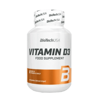 Vitamins & Minerals BioTech USA Vitamin D3 120 Tabs