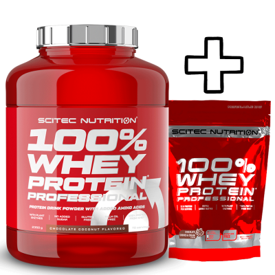 Bestseller Products Scitec Nutrition 100% Whey Protein Professional 2350g + 100% Whey Protein Professional 500g