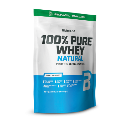 BioTech USA 100% Pure Whey Natural 454g