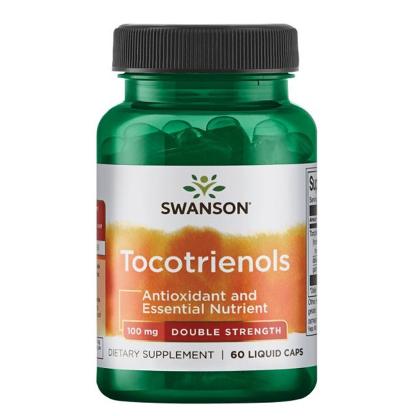 Swanson Tocotrienols Double Strength 100mg 60 Liquid Caps