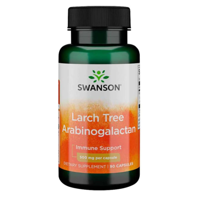 Antioxidants & Herbs Swanson Larch Tree Arabinogalactan 500mg 90 Caps