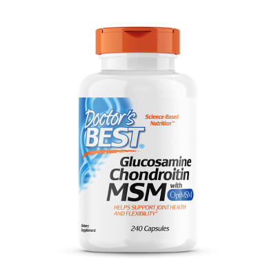 Joints, Cartilage & Bones Doctor's Best Glucosamine Chondroitin MSM with OptiMSM 240 Caps