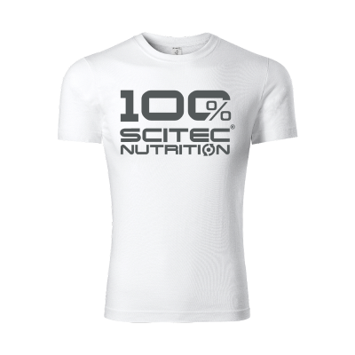 Men Scitec Nutrition T-Shirt Man White