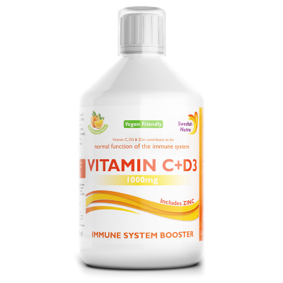 Swedish Nutra Vitamin C + D3 500ml