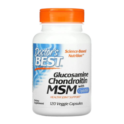 Joints, Cartilage & Bones Doctor's Best Glucosamine Chondroitin MSM with OptiMSM 120 Caps