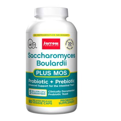Jarrow Formulas Saccharomyces Boulardii + MOS 5 Billion CFU 90 Vcaps