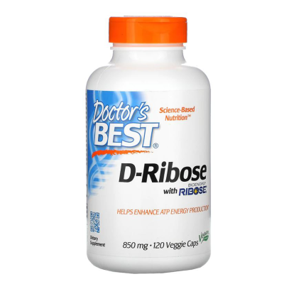 Doctor's Best D-Ribose 850mg 120 Vcaps