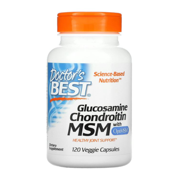 Doctors Best Glucosamine Chondroitin MSM with OptiMSM 120 Caps
