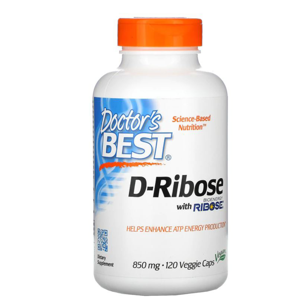 Doctors Best D-Ribose 850mg 120 Vcaps