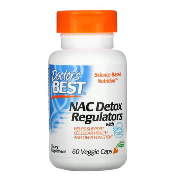 Doctors Best NAC Detox Regulators 600mg 60 VCaps